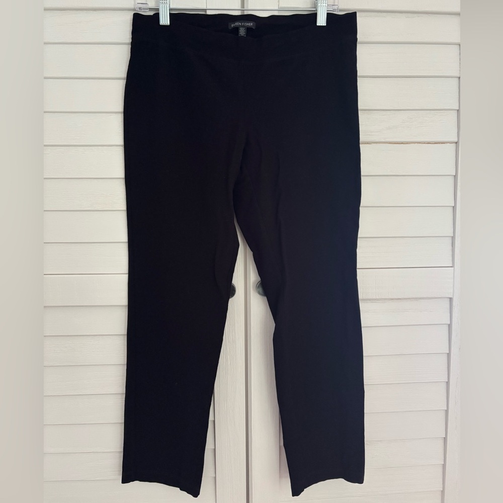 Eileen Fisher Black Stretch Pants S
